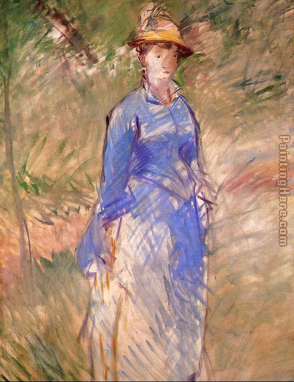 Young Woman in the Garden I painting - Edouard Manet Young Woman in the Garden I art painting